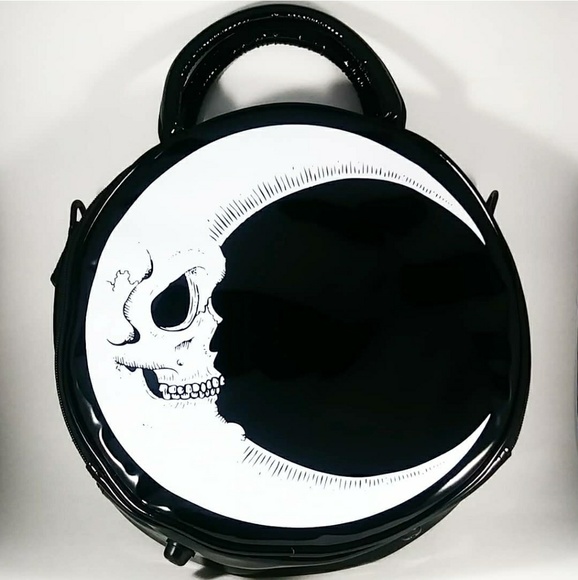 -HP- NWOT KILLSTAR Moon Skull Bag - Picture 4 of 7